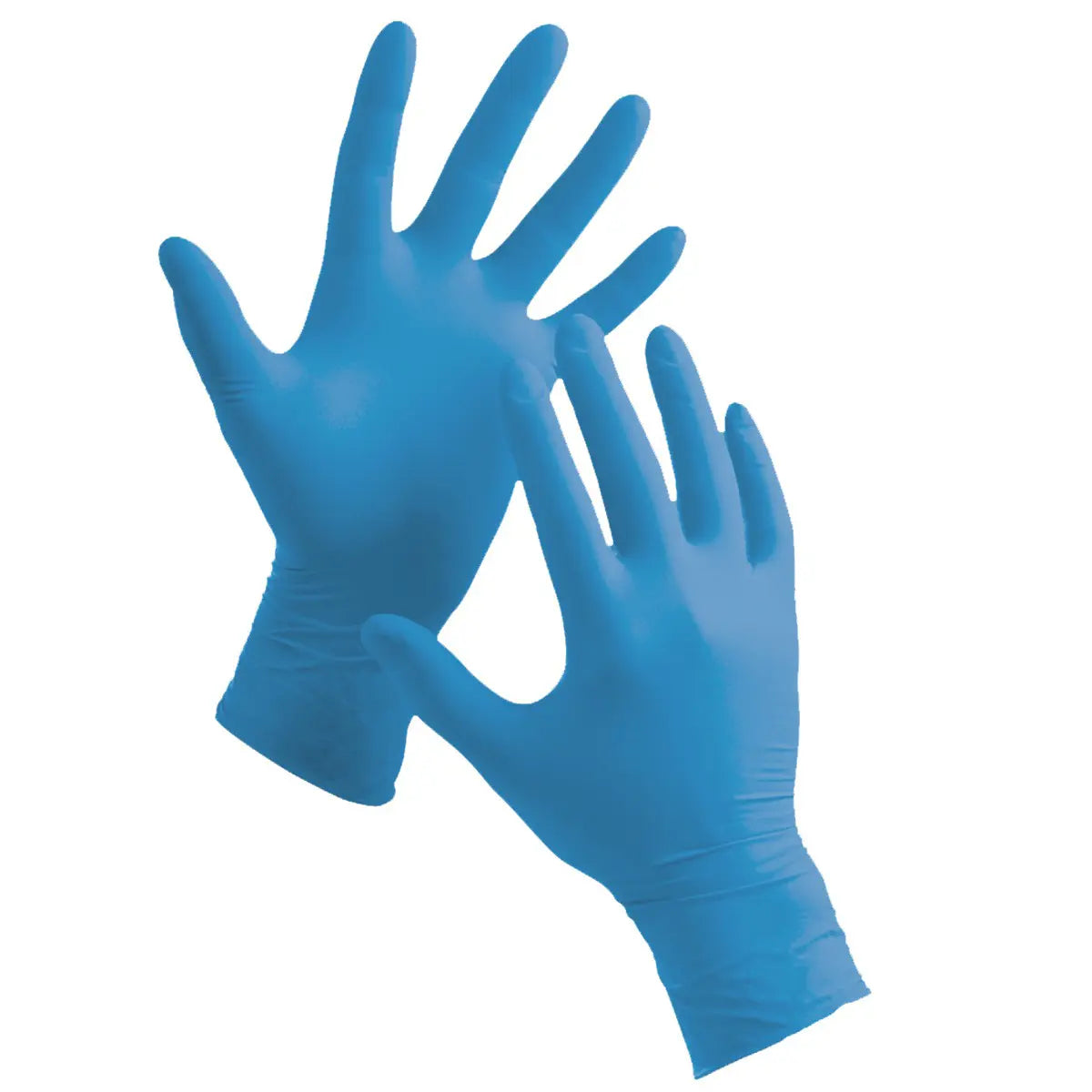 Guanti in nitrile non talcati tg. M · 100 pz - blu