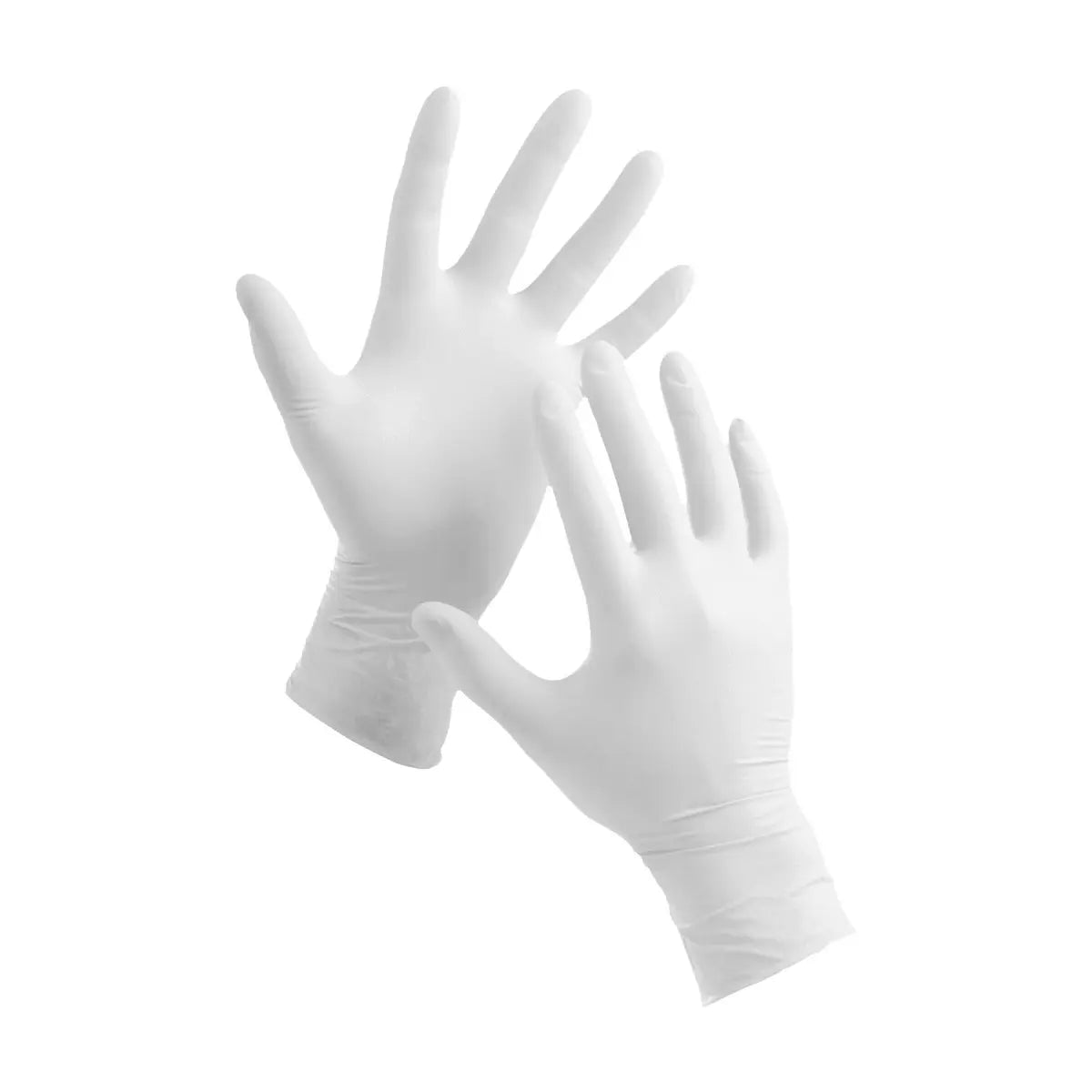 Guanti in nitrile non talcati tg. M · 100 pz - bianco