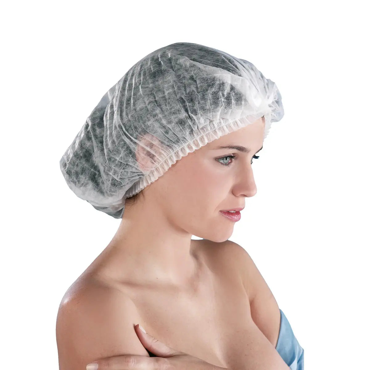 Cuffietta protettiva in TNT - bianco