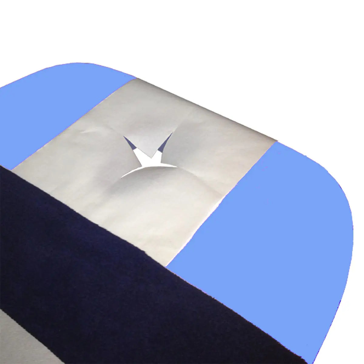 Panno di protezione per viso con foro X