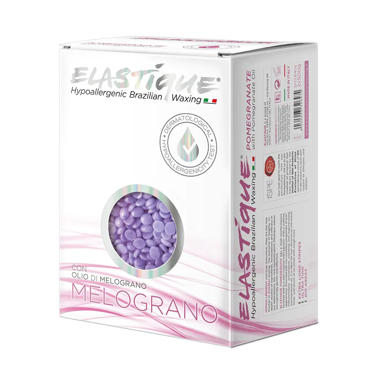 Cera epilatoria brasiliana ipoallergenica Elastique - Melograno - Perle / 1 kg