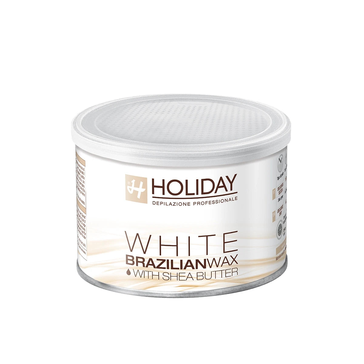 Cera epilatoria brasiliana elastica White - biossido di titanio · 400 ml