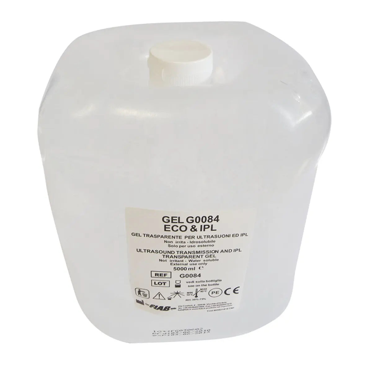 Gel ultrasuoni e luce pulsata / 5 L