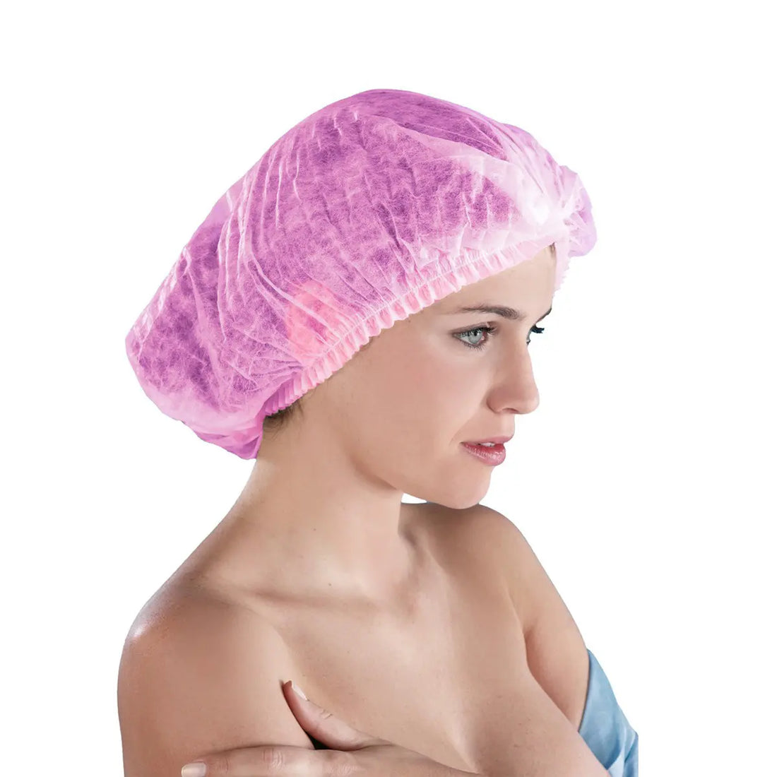 Cuffietta protettiva in TNT - rosa