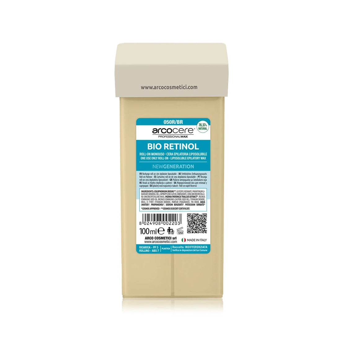 Cera epilatoria - bio retinolo · 100 ml