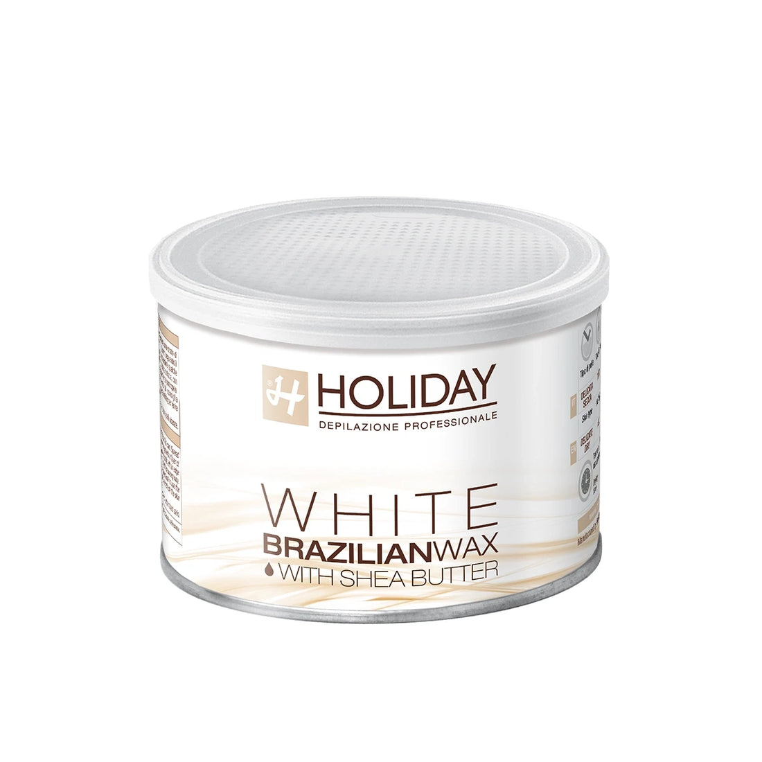 Cera epilatoria brasiliana elastica White - biossido di titanio · 400 ml