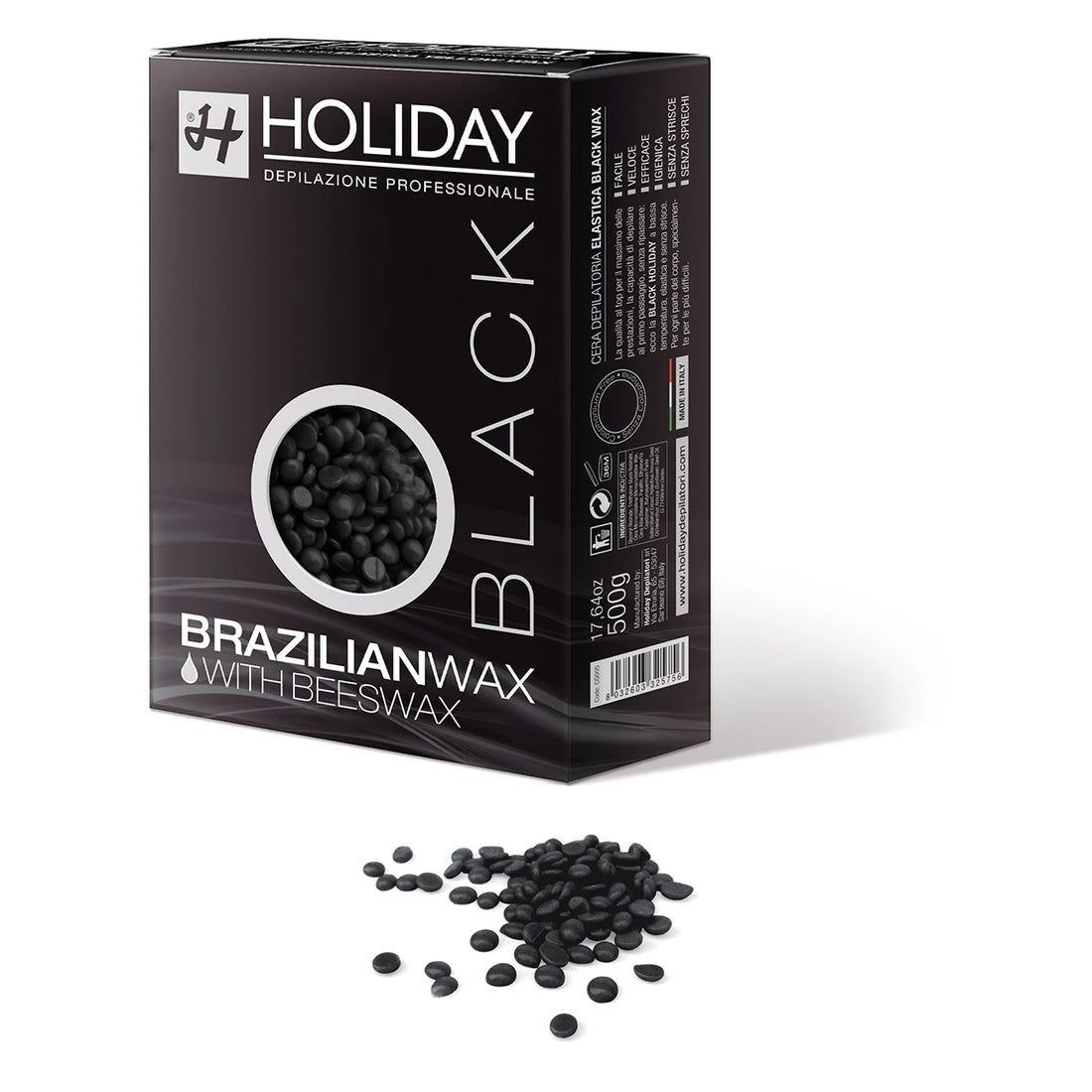 Cera epilatoria brasiliana elastica Black - cera d&