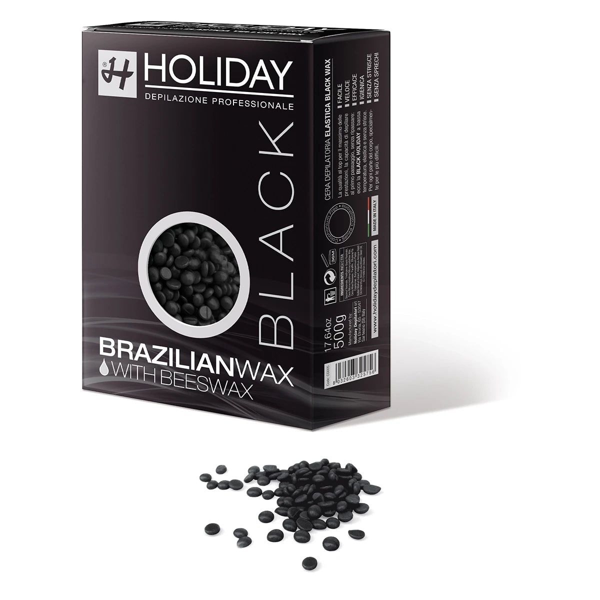 Cera epilatoria brasiliana elastica Black - cera d&