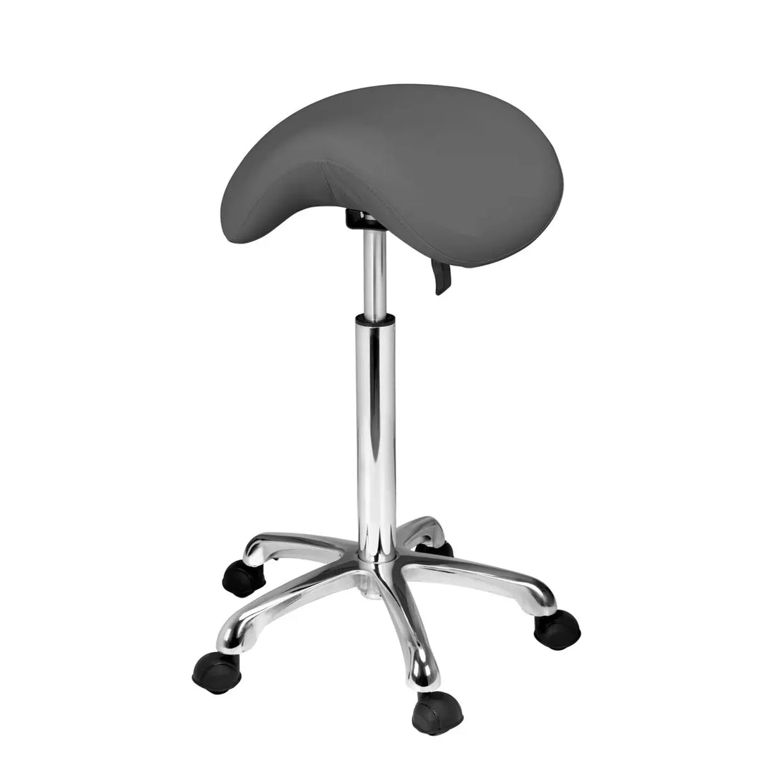 Sgabello girevole Horse Style ideale per trattamenti estetici - grigio