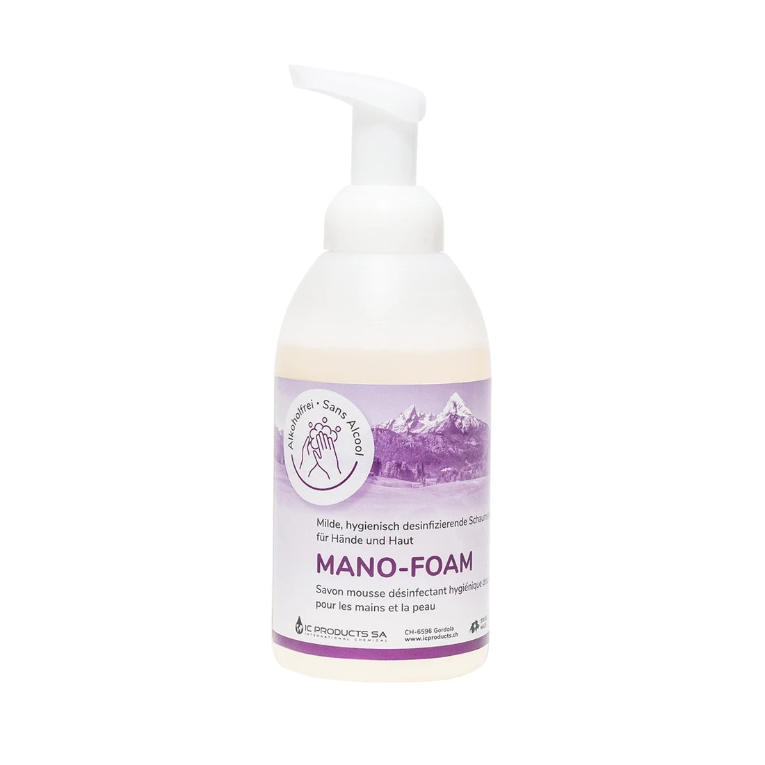 Mano-Foam - sapone disinfettante mani e pelle · 500 ml