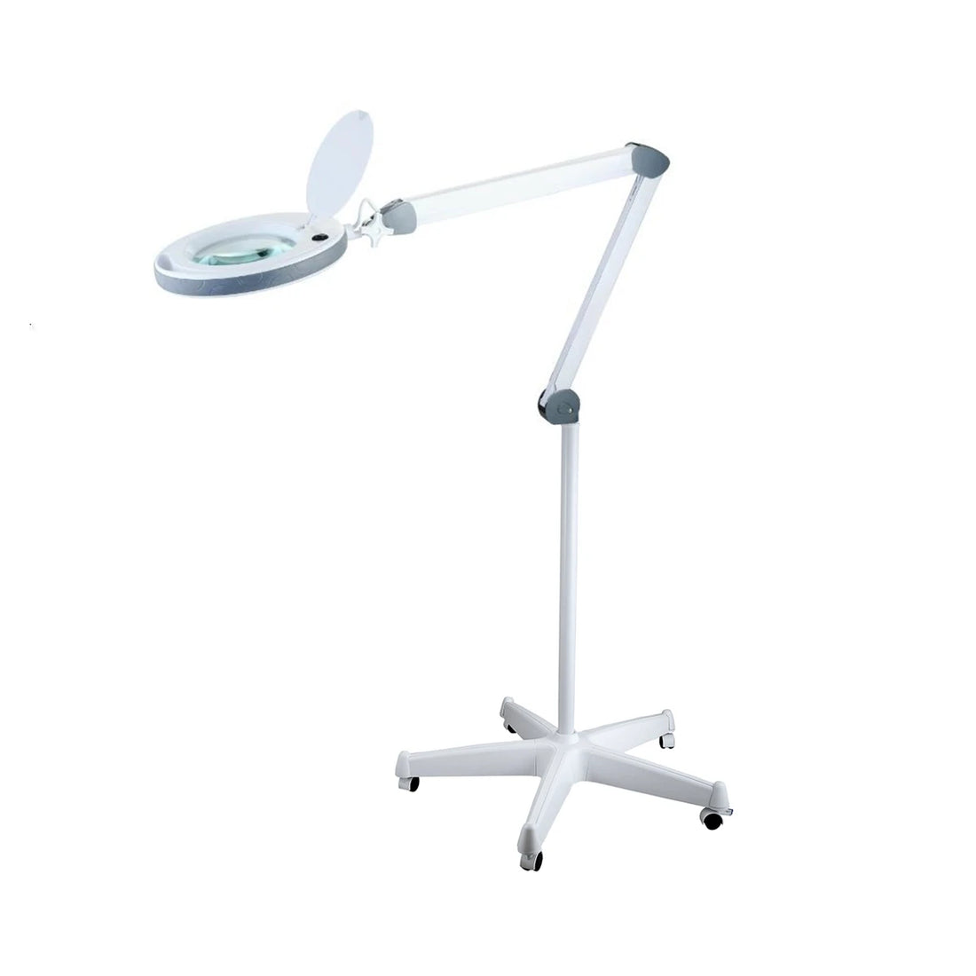 Lampada SMD-LED con lente 5 diottrie e stativo a stella